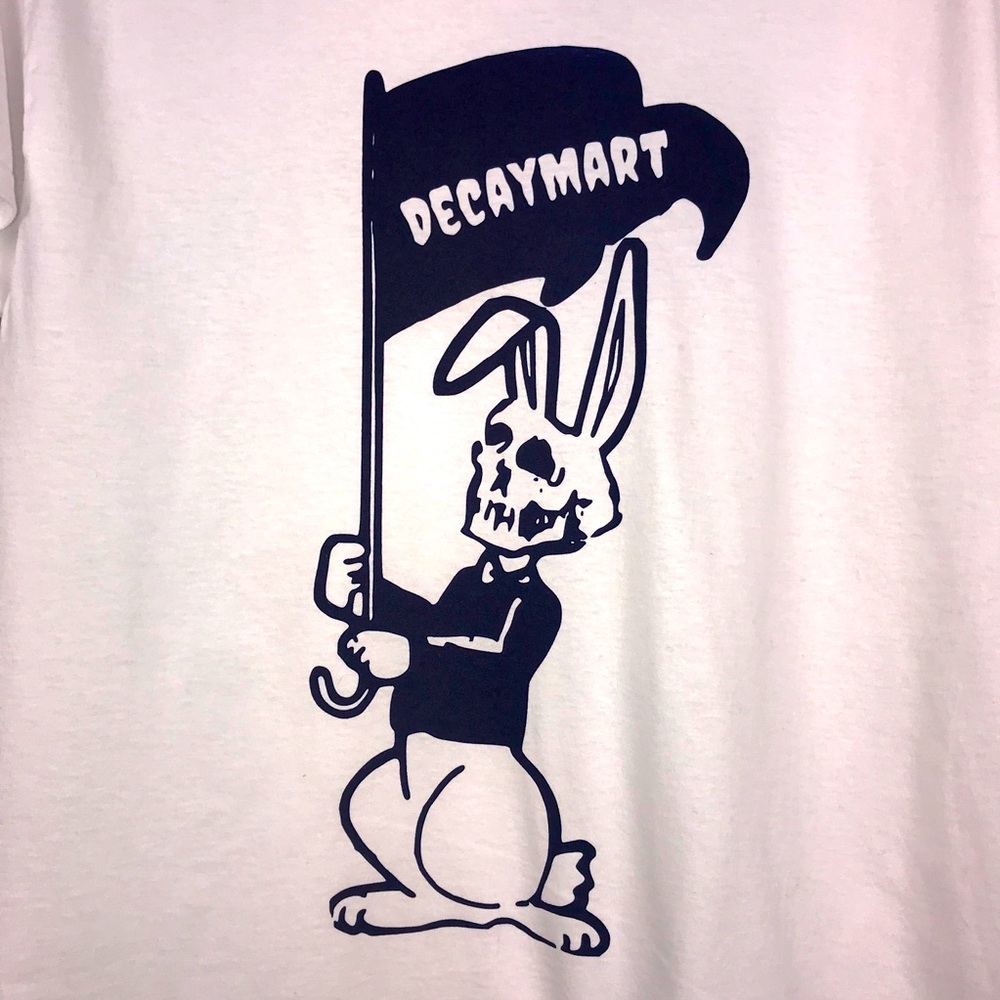 DecayMart Punk Bunny Logo T-shirt by Ralf Armin